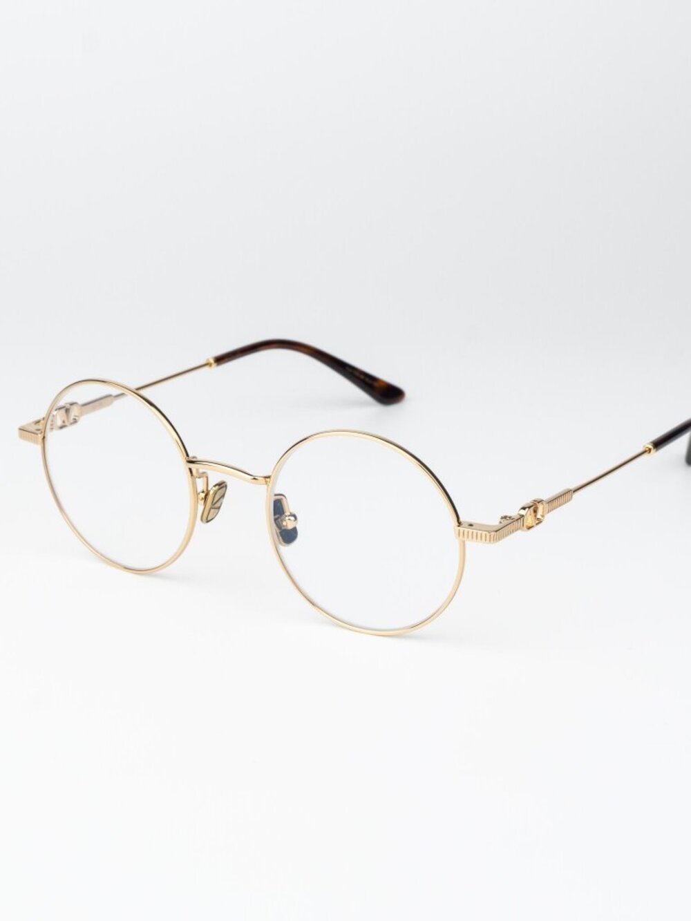 Valentino Men Eyeglasses Gold Round VLX-173 D